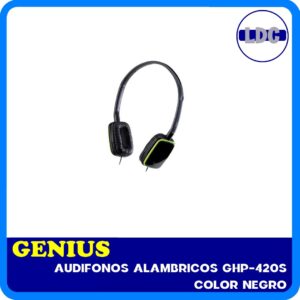 GENIUS AUDIFONOS ALAMBRICOS GHP-420S