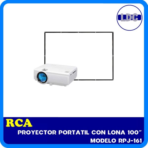 RCA PROYECTOR RPJ161 CON LONA