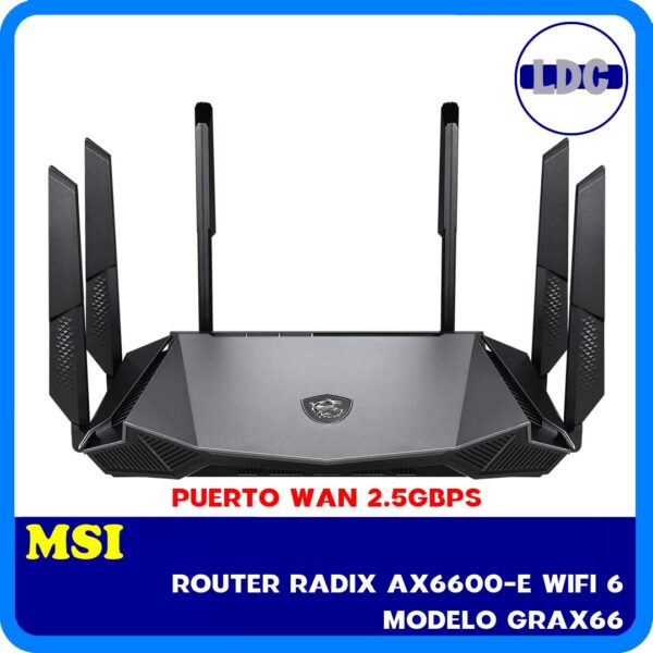 MSI Router Gaming AX6600-E WiFi 6