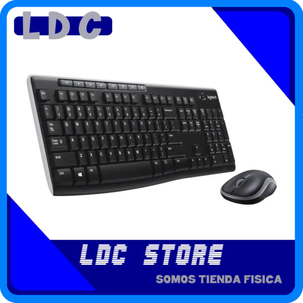 Logitech MK270 Teclado y Mouse Inalambrico